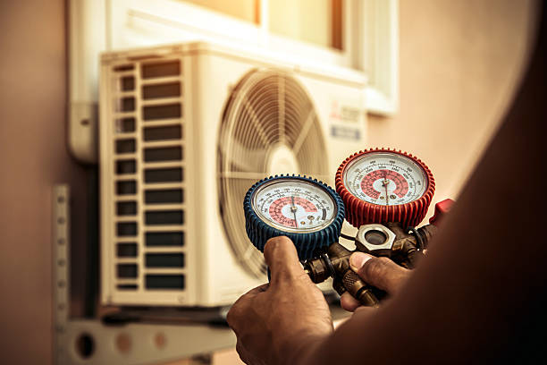 Professional Air Conditioning Service technician working in Quarryville, PA